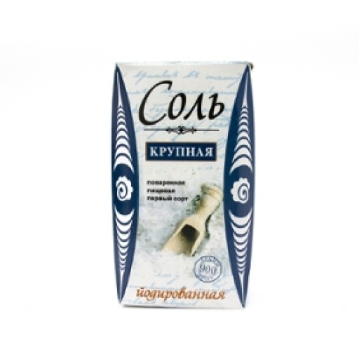 Соль пищевая йодированная "Крупная"